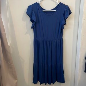 blue summer dress